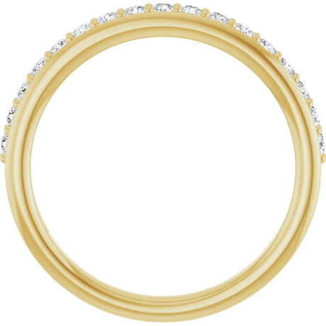 14K Yellow 1/3 CTW Natural Diamond Anniversary Band
