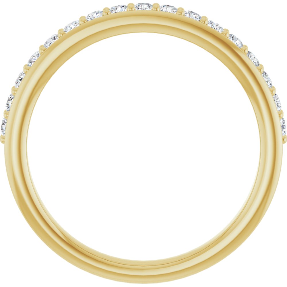 14K Yellow 1/3 CTW Natural Diamond Anniversary Band