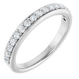 14K White 1/3 CTW Lab-Grown Diamond Anniversary Band