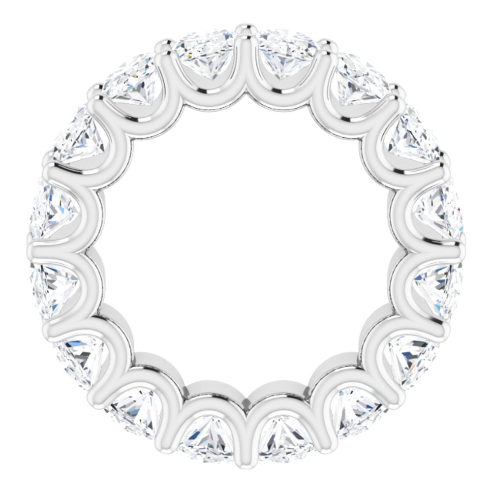 14K White Gold 5 9/10 CTW Lab-Grown Diamond Eternity Band