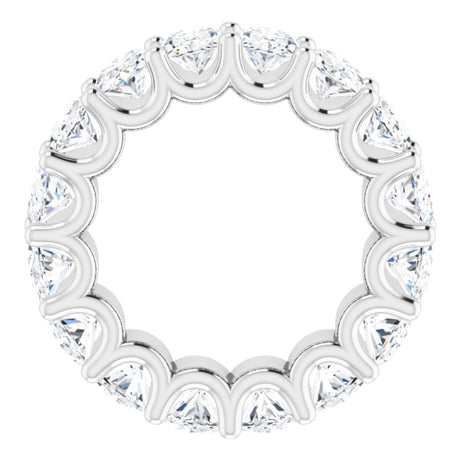 14K White Gold 5 9/10 CTW Lab-Grown Diamond Eternity Band