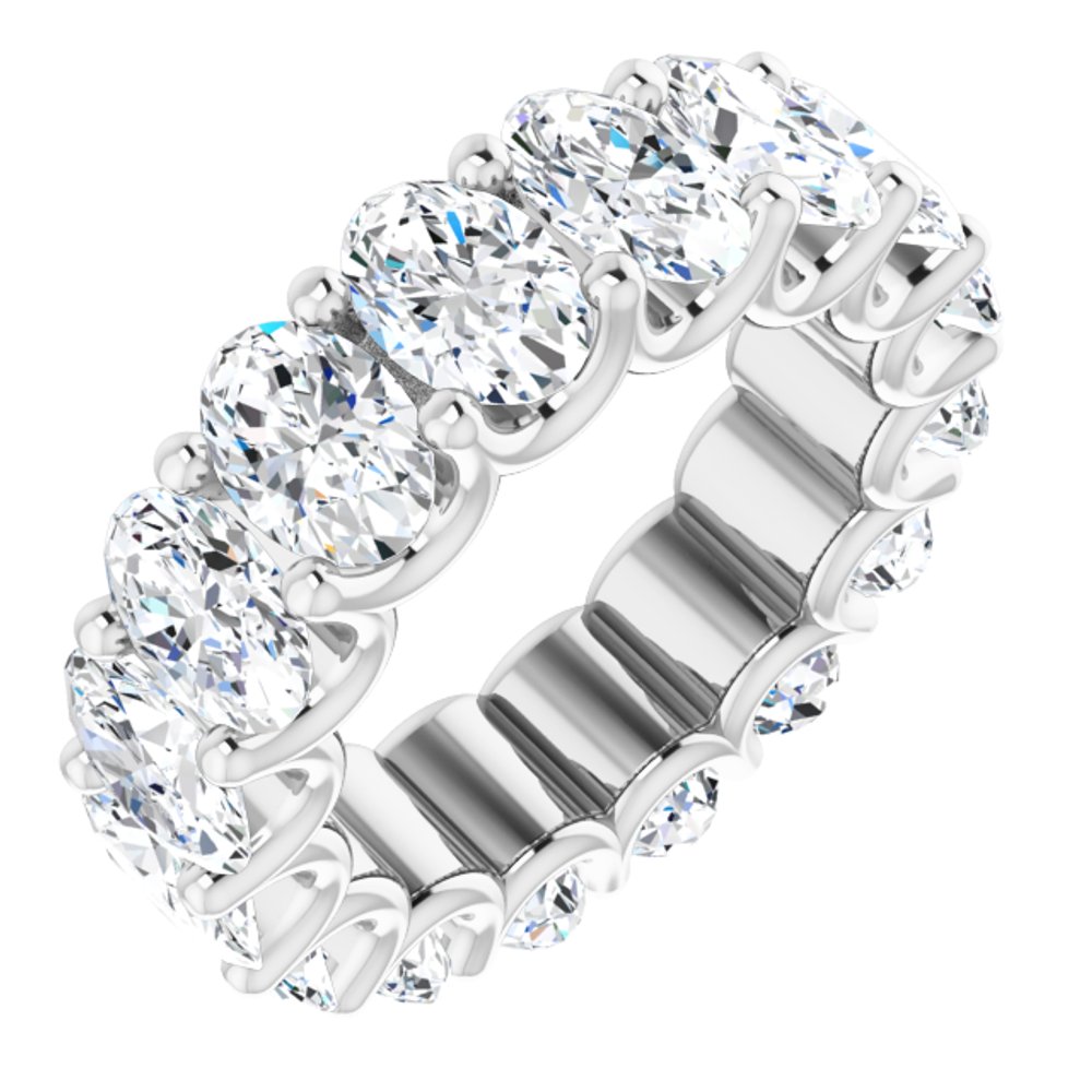 14K White Gold 5 9/10 CTW Lab-Grown Diamond Eternity Band