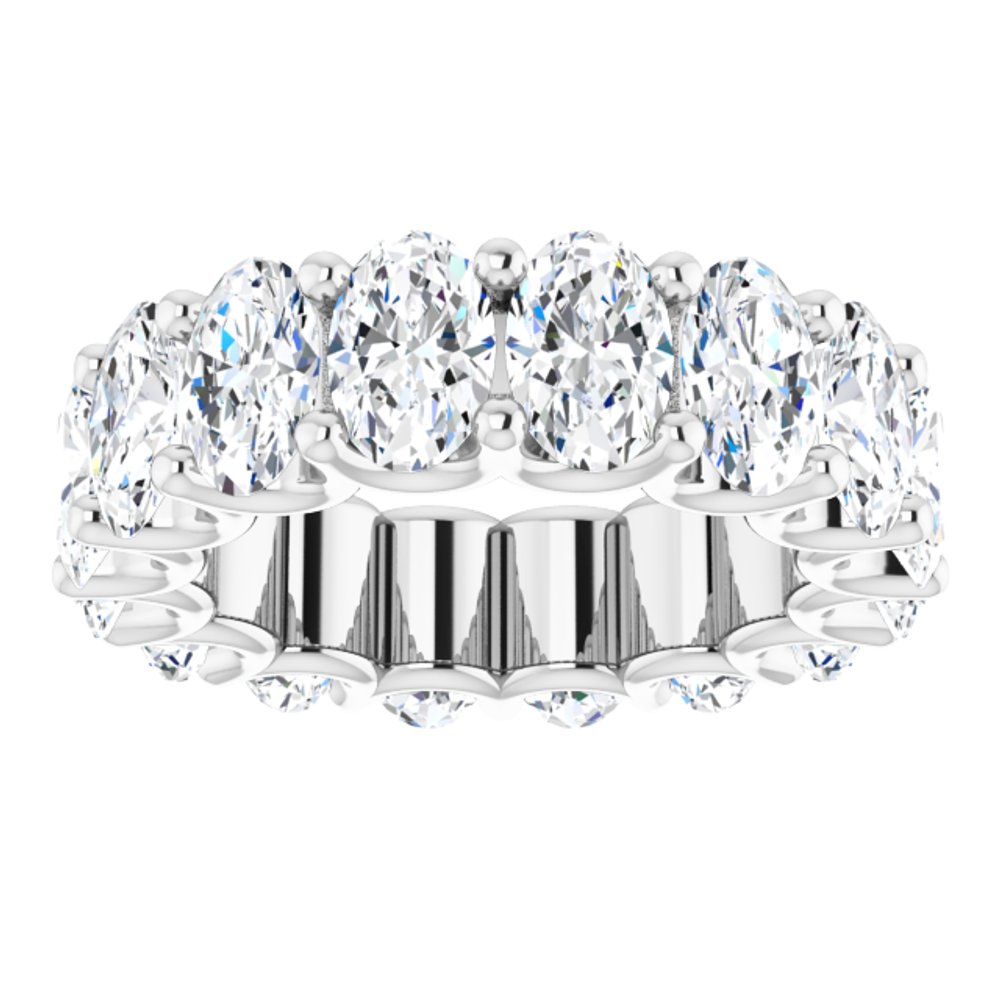 14K White Gold 5 9/10 CTW Lab-Grown Diamond Eternity Band