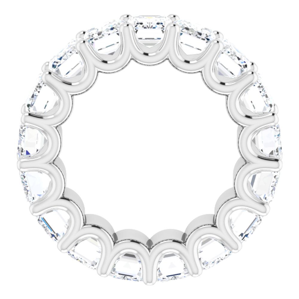 14K White Gold 11 CTW Lab-Grown Diamond Eternity Band