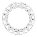 14K White Gold 11 CTW Lab-Grown Diamond Eternity Band