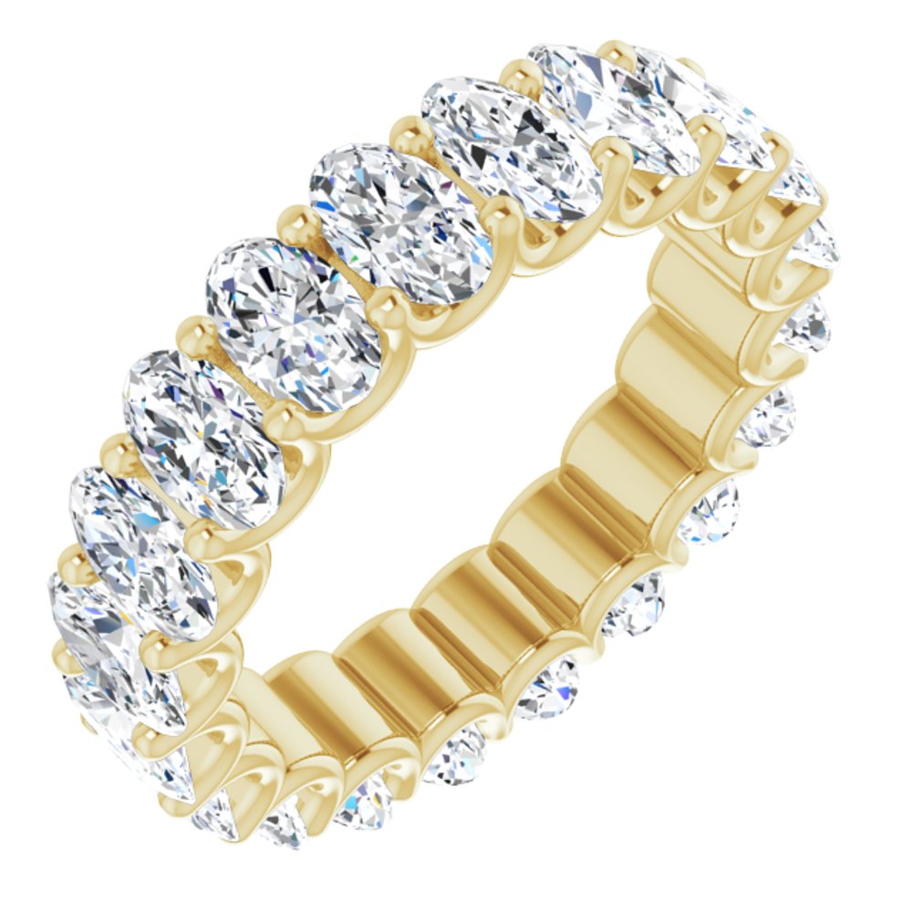 14K Yellow Gold 3 5/8 CTW Lab-Grown Diamond Eternity Band