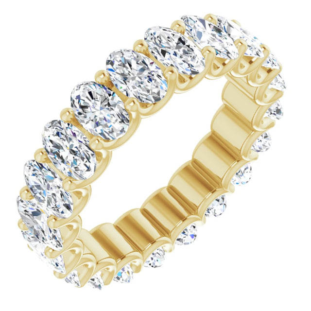 14K Yellow Gold 3 5/8 CTW Lab-Grown Diamond Eternity Band