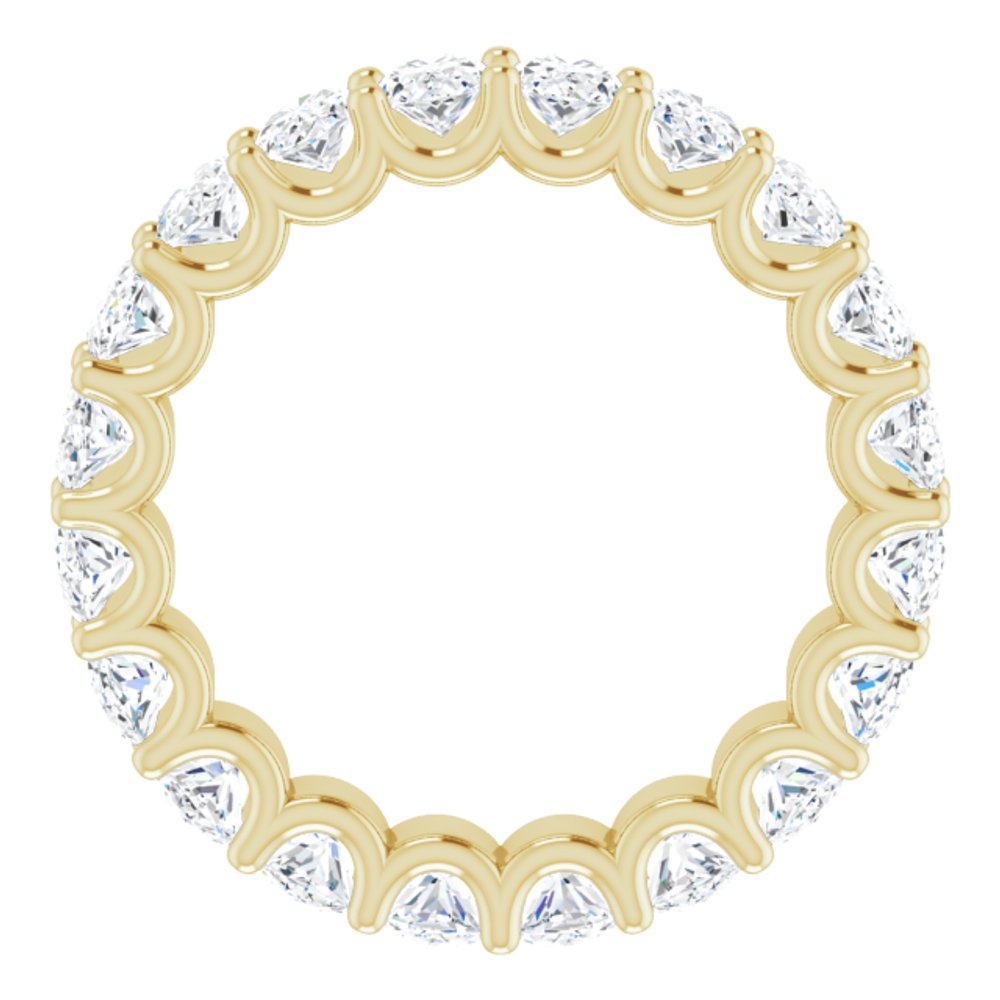 14K Yellow Gold 3 5/8 CTW Lab-Grown Diamond Eternity Band