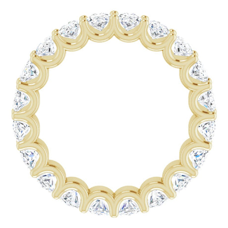 14K Yellow Gold 3 5/8 CTW Lab-Grown Diamond Eternity Band