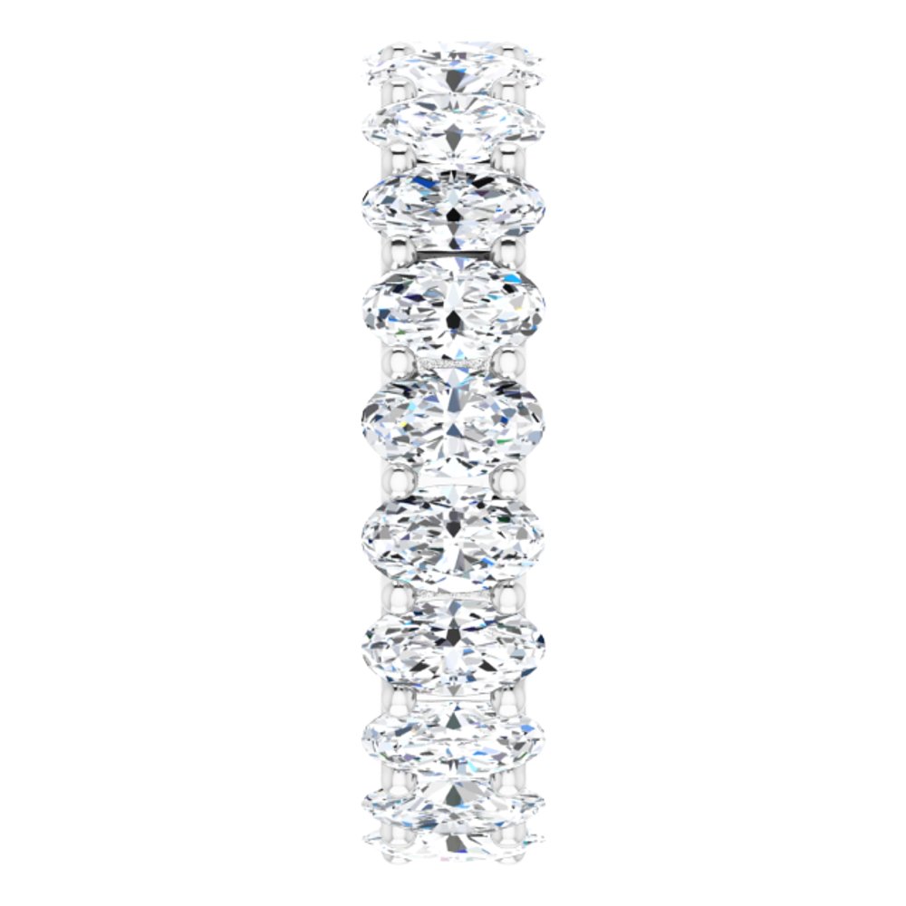 14K White Gold 4 CTW Lab-Grown Diamond Eternity Band