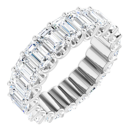 14K White Gold 6 1/2 CTW Lab-Grown Diamond Eternity Band