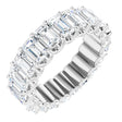 14K White Gold 6 1/2 CTW Lab-Grown Diamond Eternity Band