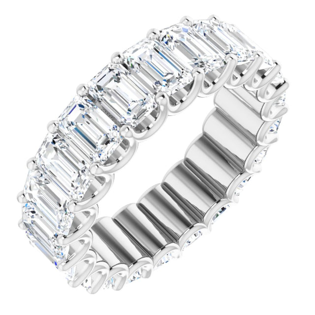 14K White Gold 6 1/2 CTW Lab-Grown Diamond Eternity Band
