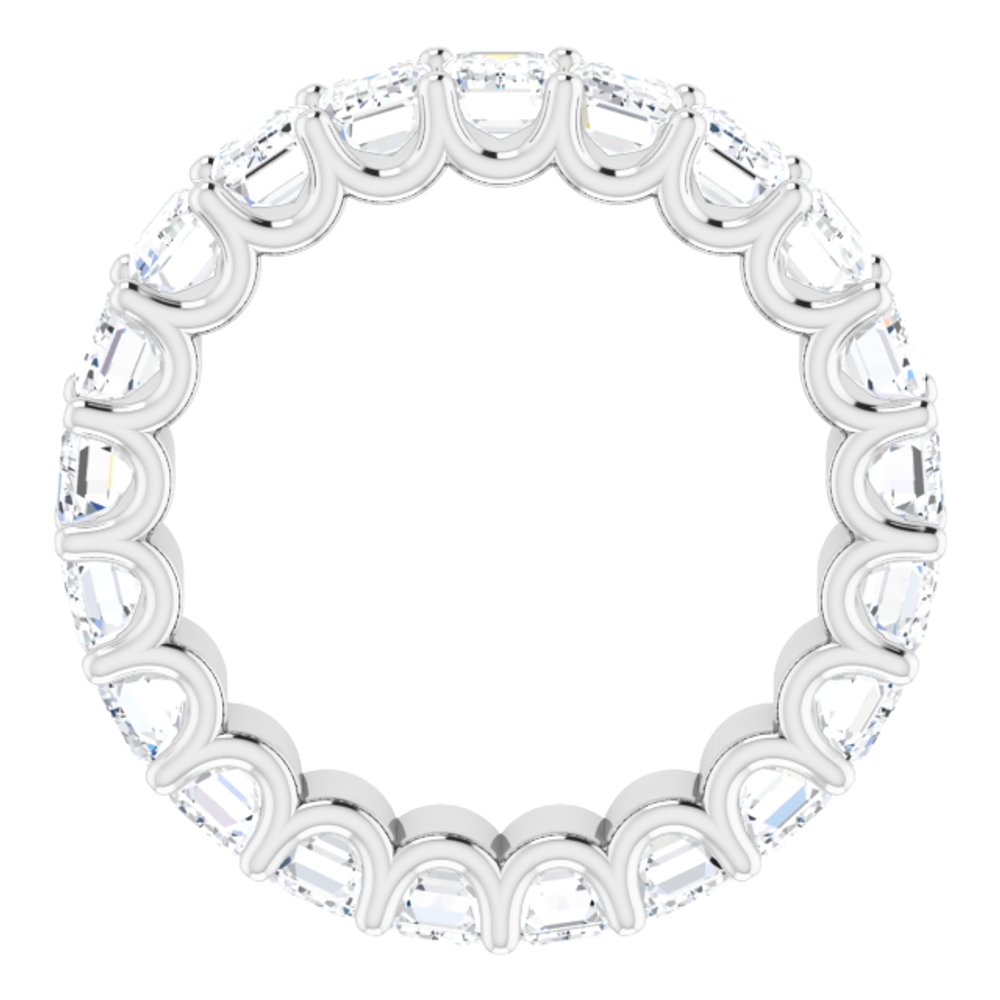 14K White Gold 6 1/2 CTW Lab-Grown Diamond Eternity Band