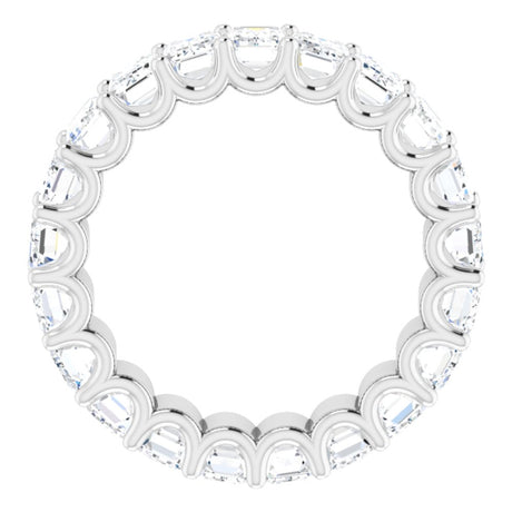 14K White Gold 6 1/2 CTW Lab-Grown Diamond Eternity Band