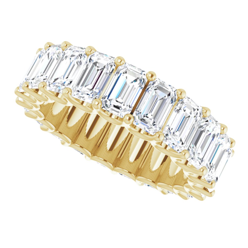 14K Yellow Gold 6 1/2 CTW Lab-Grown Diamond Eternity Band