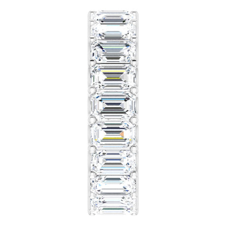 14K White Gold 6 1/2 CTW Lab-Grown Diamond Eternity Band