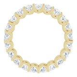 14K Yellow Gold 4 CTW Lab-Grown Diamond Eternity Band