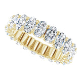 14K Yellow Gold 4 CTW Lab-Grown Diamond Eternity Band
