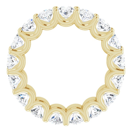 14K Yellow Gold 6 3/4 CTW Lab-Grown Diamond Eternity Band
