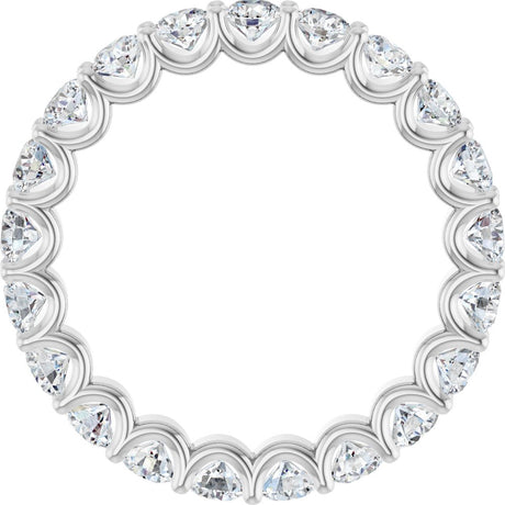 14K White Gold 1 7/8 CTW Lab-Grown Diamond  Eternity Band Size 6