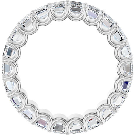 14K White Gold 6 5/8 CTW Lab-Grown Diamond Eternity Band