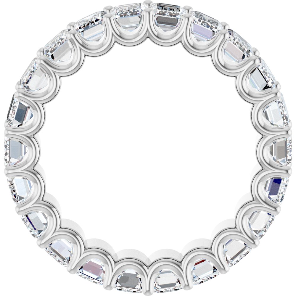 14K White Gold 6 5/8 CTW Lab-Grown Diamond Eternity Band