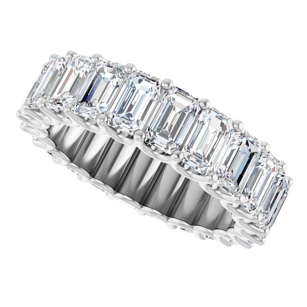14K White Gold 6 5/8 CTW Lab-Grown Diamond Eternity Band