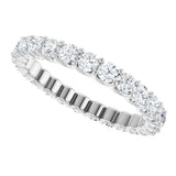 14K White Gold 1 3/8 CTW Lab-Grown Diamond  Eternity Band Size 5.5