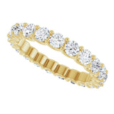 14K Yellow Gold 1 3/4 CTW Natural Diamond Eternity Band Size 5.5