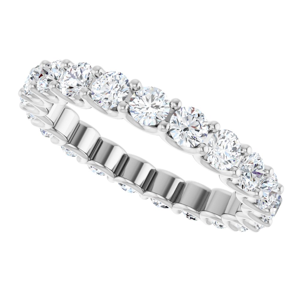 14K White Gold 1 7/8 CTW Lab-Grown Diamond  Eternity Band Size 6
