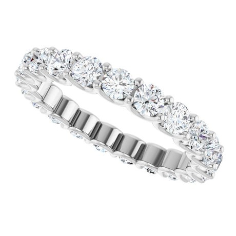 14K White Gold 1 7/8 CTW Lab-Grown Diamond  Eternity Band Size 6