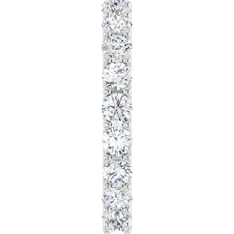 14K White Gold 1 7/8 CTW Lab-Grown Diamond  Eternity Band Size 6
