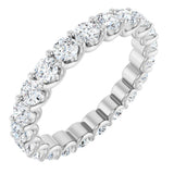 14K White Gold 1 7/8 CTW Lab-Grown Diamond  Eternity Band Size 6