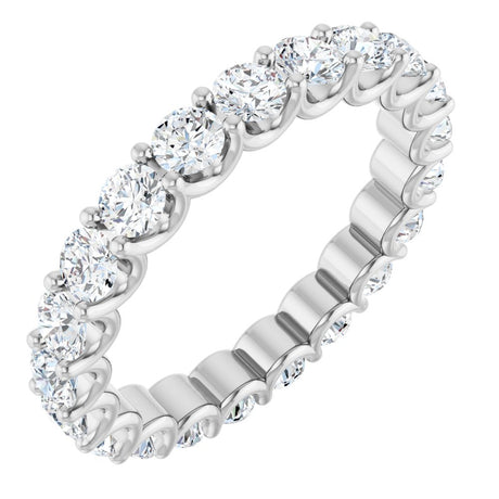 14K White Gold 1 7/8 CTW Lab-Grown Diamond  Eternity Band Size 6