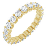 14K Yellow Gold 1 7/8 CTW Natural Diamond Eternity Band Size 7