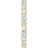 14K Yellow Gold 1 1/2 CTW Natural Diamond Eternity Band Size 7