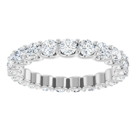 14K White Gold 1 7/8 CTW Lab-Grown Diamond  Eternity Band Size 6
