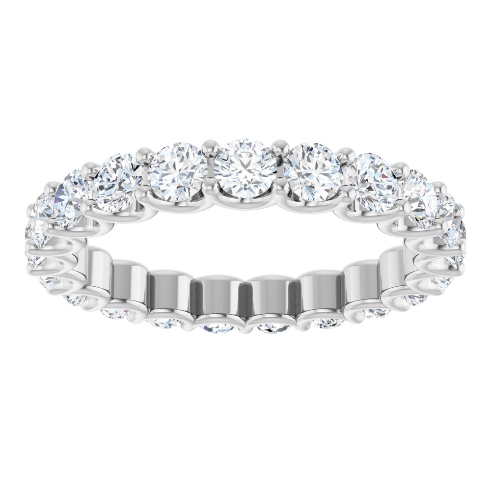 14K White Gold 1 7/8 CTW Lab-Grown Diamond  Eternity Band Size 6