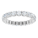 14K White Gold 1 7/8 CTW Lab-Grown Diamond  Eternity Band Size 6