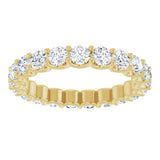 14K Yellow 1 7/8 CTW Natural Diamond Eternity Band Size 7