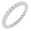 Platinum 9/10 CTW Natural Diamond Eternity Band Size 7