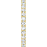 14K Yellow Gold 7/8 CTW Lab-Grown Diamond  Eternity Band Size 6.5