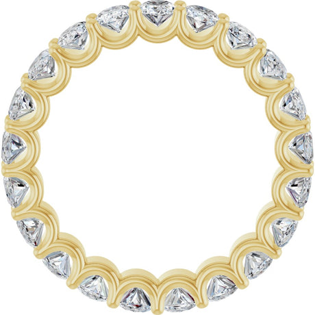14K Yellow Gold 3 3/4 CTW Lab-Grown Diamond Eternity Band