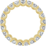 14K Yellow Gold 3 3/4 CTW Lab-Grown Diamond Eternity Band
