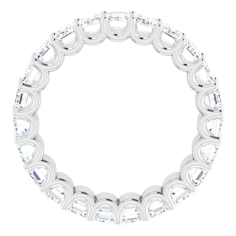 14K White Gold 7 1/8 CTW Lab-Grown Diamond Eternity Band