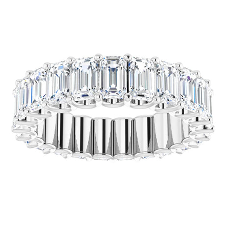 14K White Gold 7 1/8 CTW Lab-Grown Diamond Eternity Band