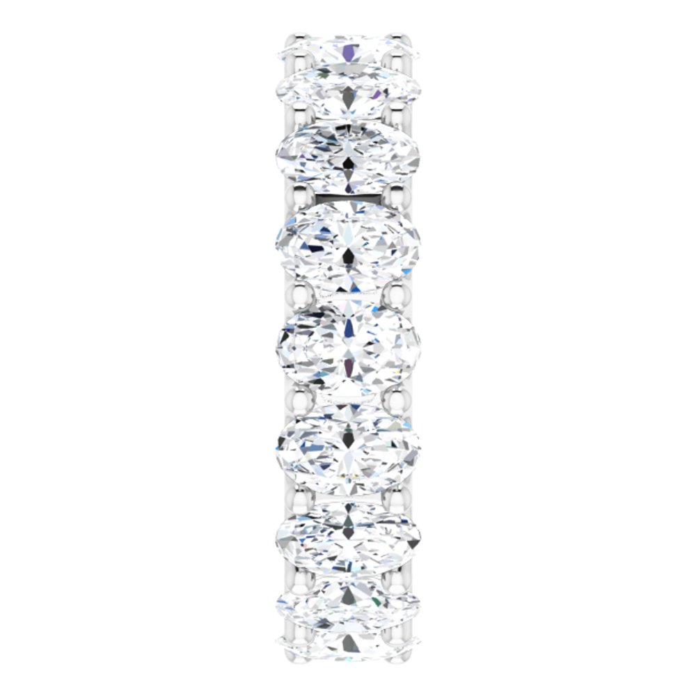 14K White Gold 6 5/8 CTW Lab-Grown Diamond Eternity Band