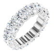 14K White Gold 6 5/8 CTW Lab-Grown Diamond Eternity Band