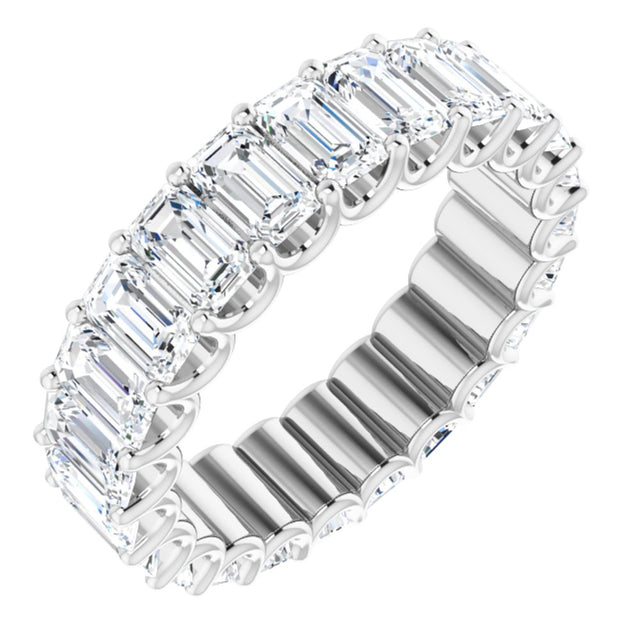 14K White Gold 7 1/8 CTW Lab-Grown Diamond Eternity Band
